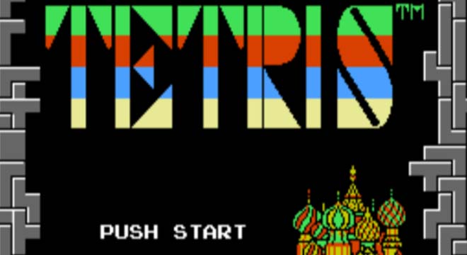 Jogo classico Tetris SNES