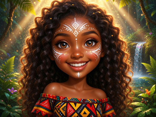 Jogar African Princesses: Style Island online