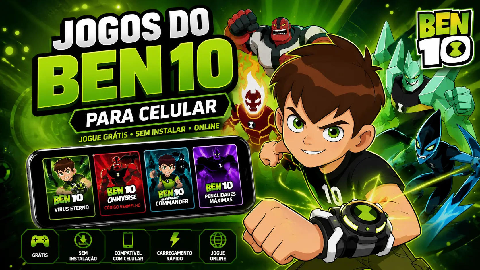 jogos do ben 10 para celular