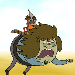 Jogar Regular Show: Ride 'Em Rigby online