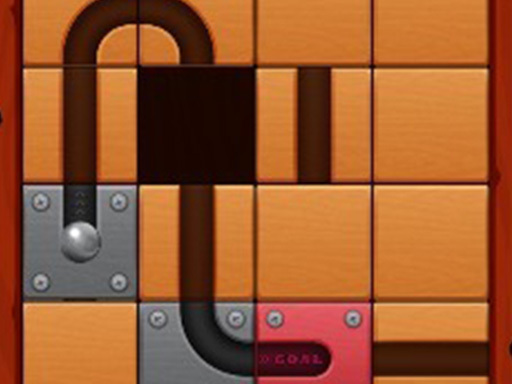 Jogar Unroll Ball Slide Puzzle online